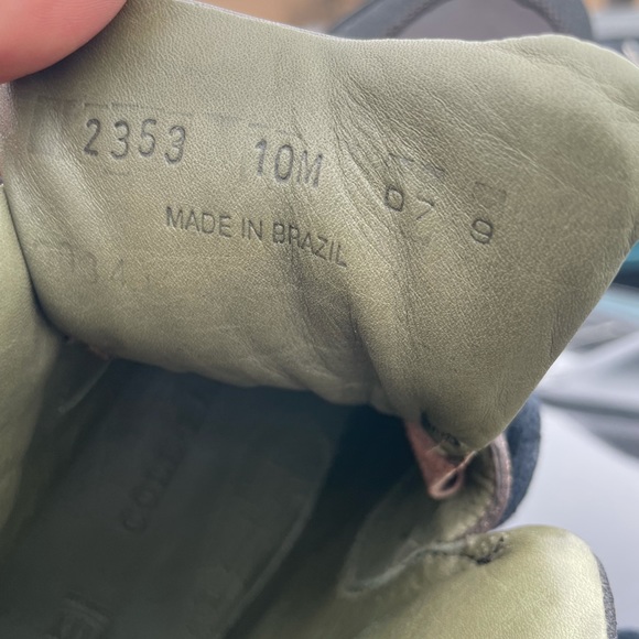 Cole Haan Vibram Men’s 10 Boots Brown Leather New without tags - Picture 6 of 6